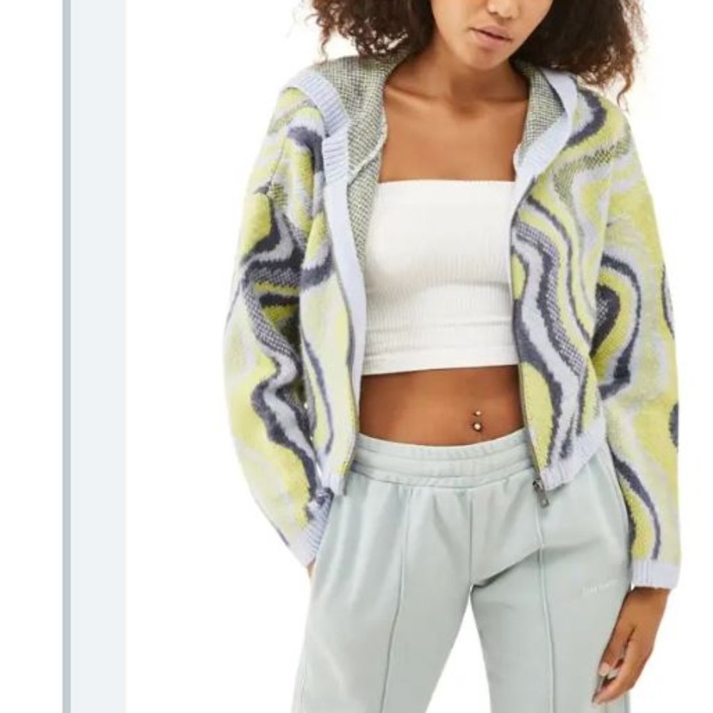 IETS FRANS Marble Hooded Zippy Jumper